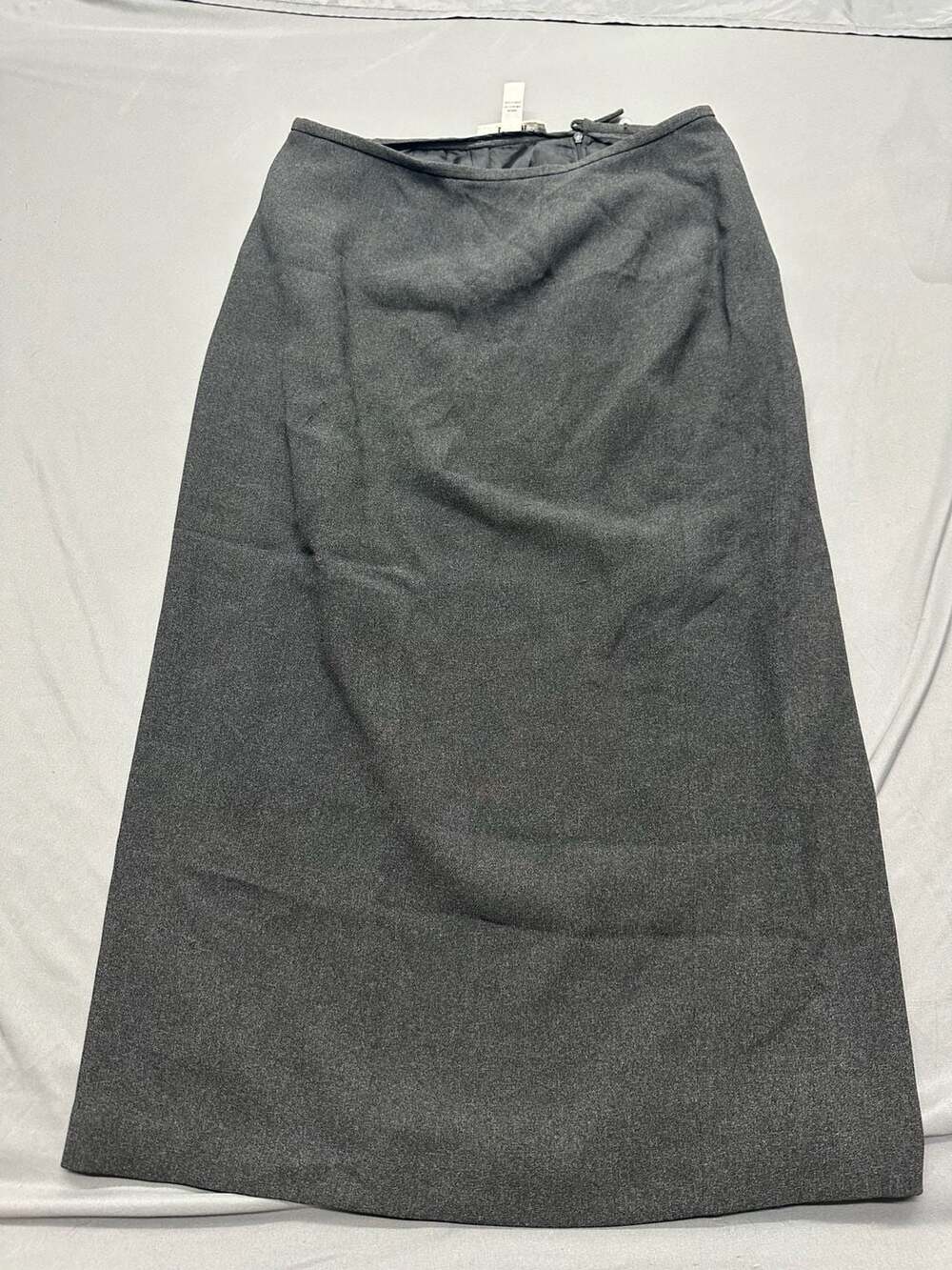 Josephine Chaus Collection Grey Rayon Blend Midi Skirt Size 14